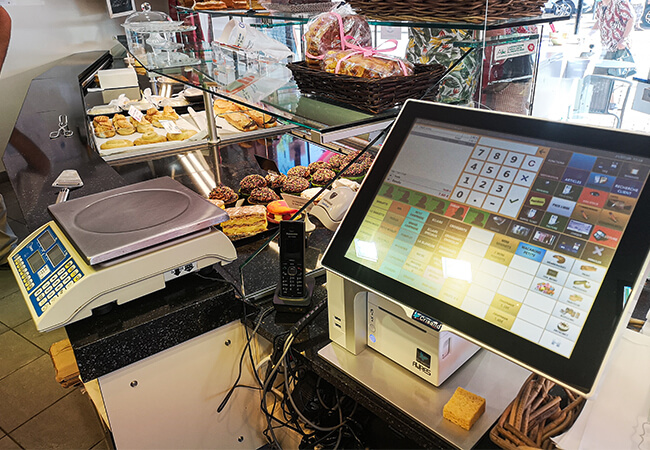 Installation caisse enregistreuse boulangerie pâtisserie Wisniewski