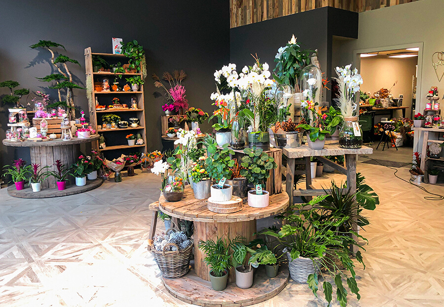 Installation caisse enregistreuse pour fleuriste la Ronde des roses