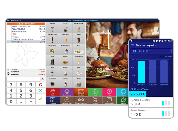 Logiciel de caisse adapté métier