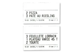 Tickets cuisine Tickets cuisine